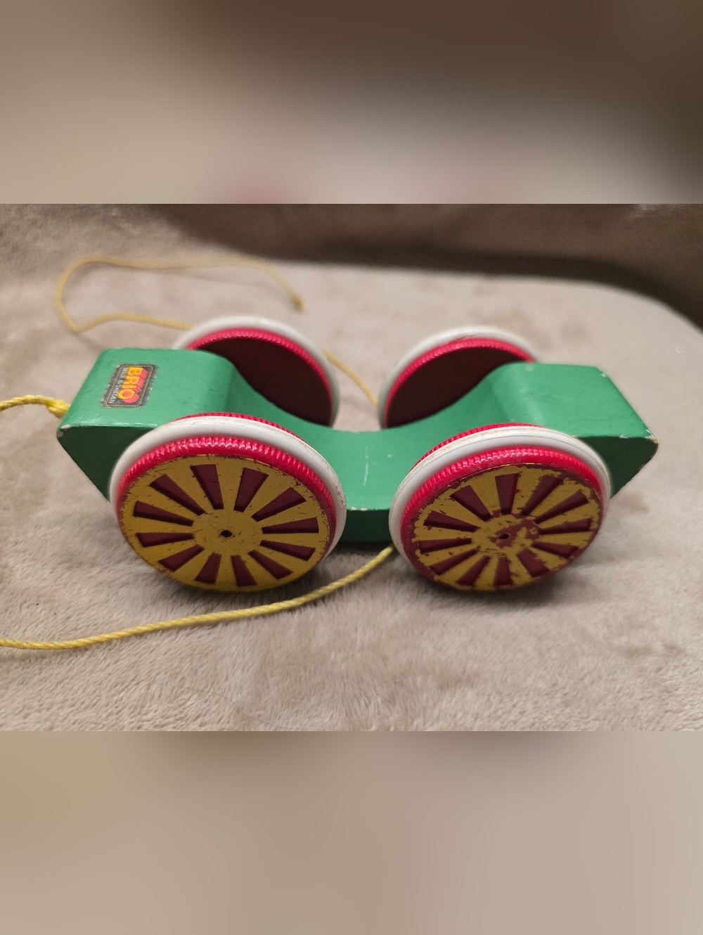 Brii Wooden Pull-Along Toy Car